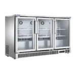 Refrigerador Contrabarra De 3 Puertas De Cristal De 380 L Migsa SG380